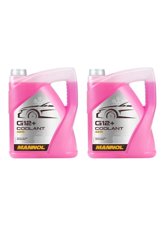 MANNOL G12+ Coolant Antifreeze Ready-to-Use – Pink | Pack of 2